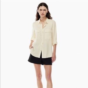 Aritzia Utility Button Up Blouse